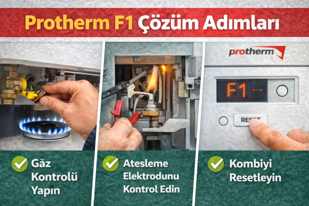 protherm f1 hatası nasıl çözülür